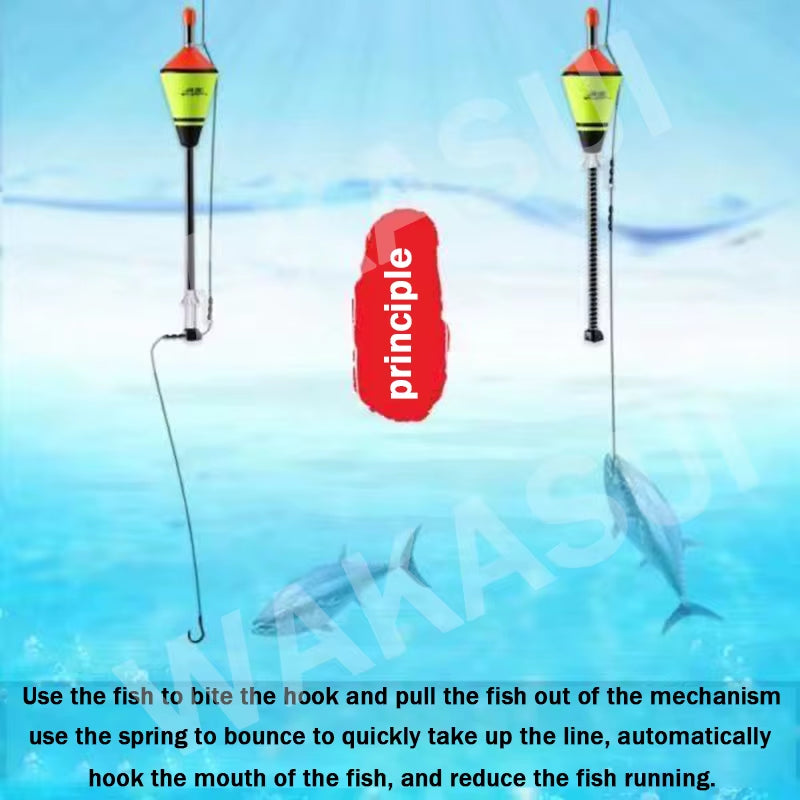 New1Pcs Portable Automatic Carp Fishing Float Tackle Accessries Fast Fishing Artifact+Ccessories Set Outdoor Fishing Device Hot