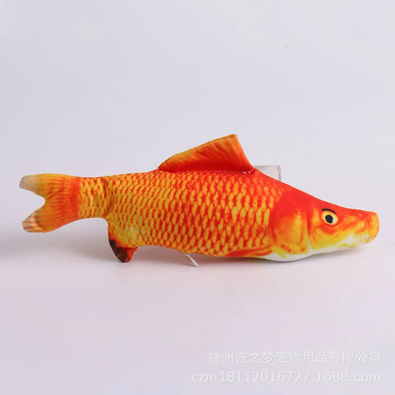 New Simulation Fish Cat Toys Soft Plush Catnip Toy Interactive Cat Toys Gifts Funny 3D Fish Shape Doll Pet Supplies