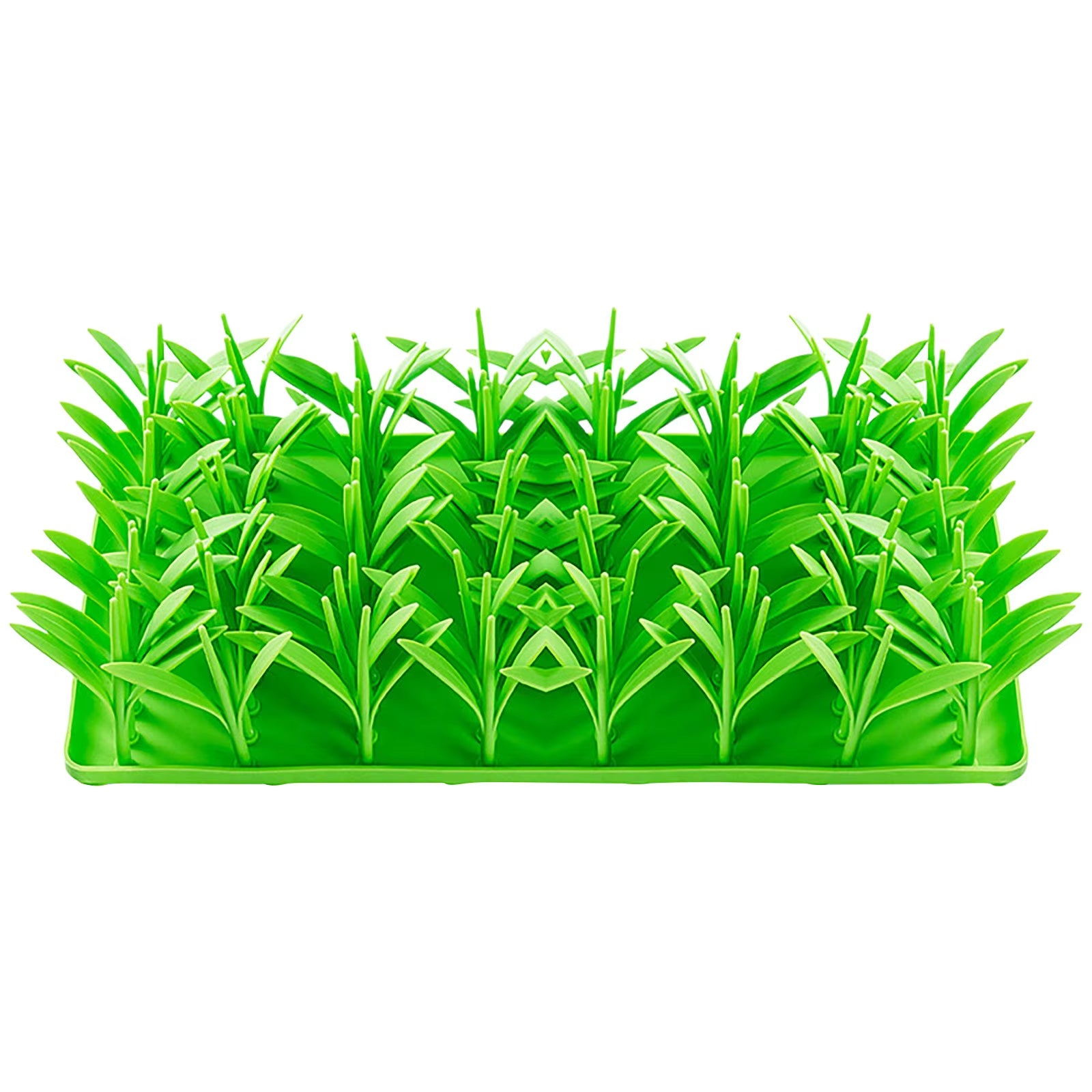 Meadow Design Pet Slow Feeding Mat Creative Grass Design Licking Mat Cat and Dog Eating Non-Slip Slow Feeding Mat